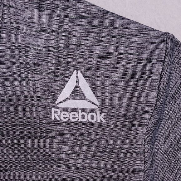 Reebok Casual Athletic Short Sleeve T-Shirt Womens Size Extra Small XS Gray - Picture 6 of 11